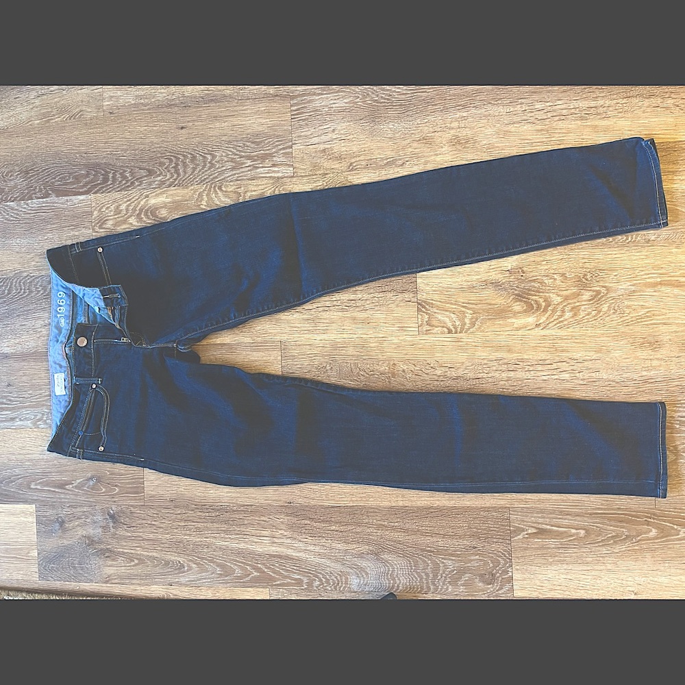 Gap 1969 Always Skinny Jeans - Dark Wash - 29/8 XL